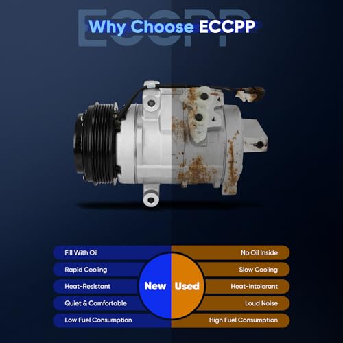 Image of ECCPP AC Compressor 2008-2015 for Mazda CX-9 3.7L | Fast Cooling AC Compressor with Clutch