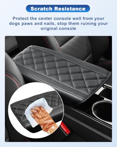Image of CDEFG for 2025 2026 Chevy Equinox Center Console Cover for 2025 2026 Chevrolet Equinox (LT /RS /ACTIV) Accessories Arm Rest Cover Equinox 2025 2026 Armrest Cover Cushion Pad