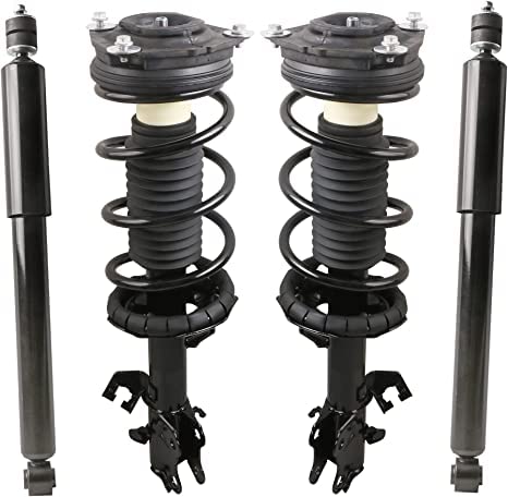 Photo 1 of MOSTPLUS Front & Rear Complete Struts Coil Spring Assembly Compatible with 2007-2012 Nissan Versa 172351 172352 343465 Left & Right Shock Absorbers
