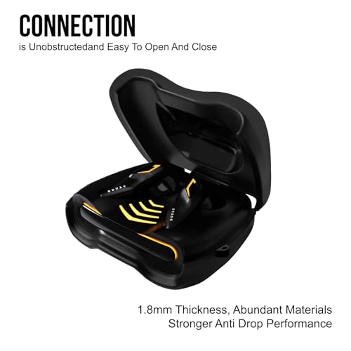 Image of Soft Silicone Case Cover Compatible for GoBoult Audio UFO | GoBoult Astra | GoBoult Mustang Torq (Black)