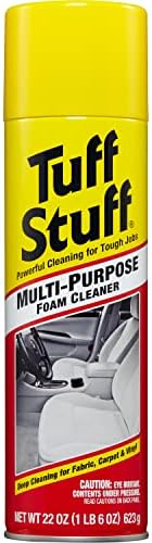 Multi-Purpose Foam Cleaner by Tuff Stuff, Use on Car Interior, Furniture, Carpet, 22 Oz Each