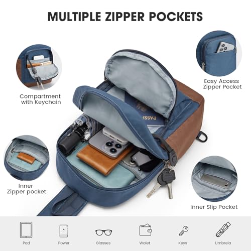 Morrales cruzados mini convertibles para senderismo y viaje miniatura 5