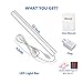 Under Cabinet Light, 12 Inch Plug in LED Closet Light with Memory Function, Cold White 6000K, Super Slim Dimmable Workbench,Under Counter Lights for Kitchen