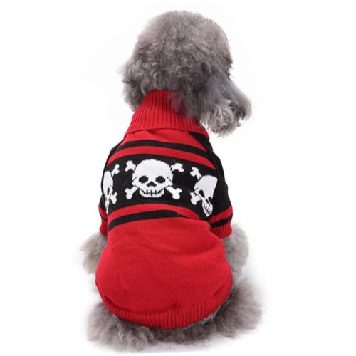Disfraz Halloween para Perro Esqueleto Rojo XL miniatura 6