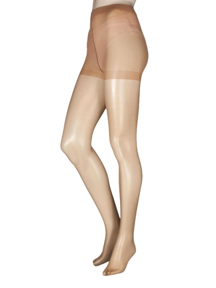 Charnos Women's Black 10 Denier Sheer Tights L