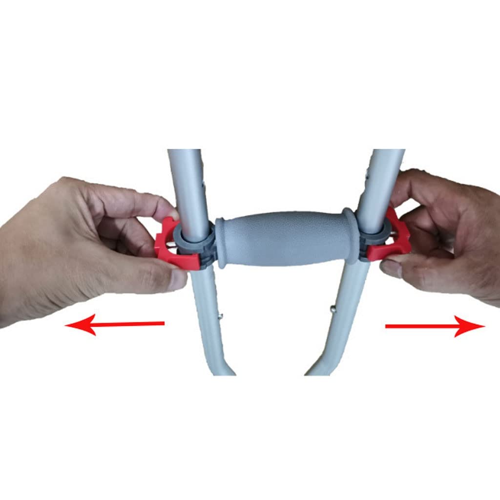GCX- Muletas 3 en 1 Muletas for Axilas Muletas con Ajuste de múltiples Paradas Muletas for Axilas Súper Resistentes al Desgaste Paquete de Dos muletas Firma