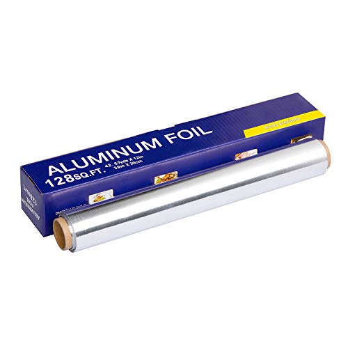 Baking Parchment Paper 128 SQ FT, Standard Aluminum Foil Paper 128 SQ FT, Quick Cut Plastic Food Wrap 328 SQ FT, 3 Packs - Thumbnail 5