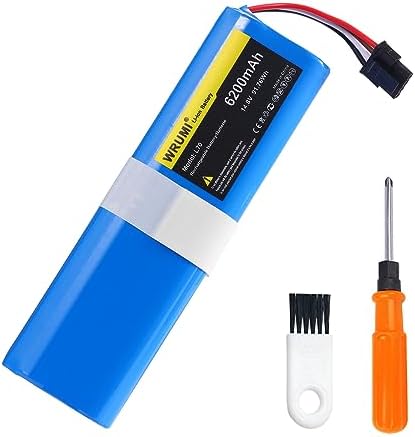 6200mAh Replacement Battery for Eufy Robovac L70 Hybrid, L10, T2190, T2190G21, Part Number INR18650M26-4S2P Robot Vacuum Cleaners Battery with Tools