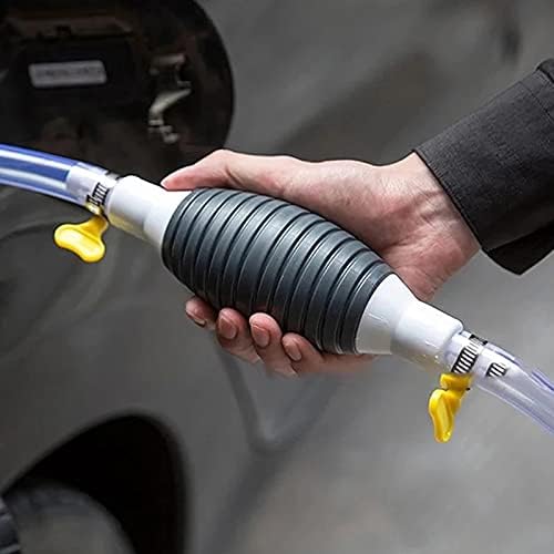3M/9.9ft Hand Fuel Pump Car Fuel Tank Sucker Oil Transfer Fuel Pump Petrol Diesel Liquid Manual Pump Syphon Fuel Saver for Car Oil Gasoline Gas Diesel Oil Petrol Water Liquid Fish Tank