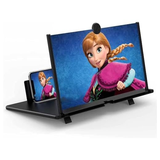 AiMeiteng Amplificador de Pantalla para Movil, 18 Pulgadas HD Lupa para Móvil, 3D Pantalla Aumento movil para Ver Películas y Videos, Lupa Pantalla Plegable para Todos los Smartphones