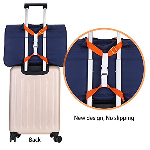Image of VVILL Bag Bungee, Luggage Straps Suitcase Adjustable Belt - Lightweight and Durable Travel Bag Accessories