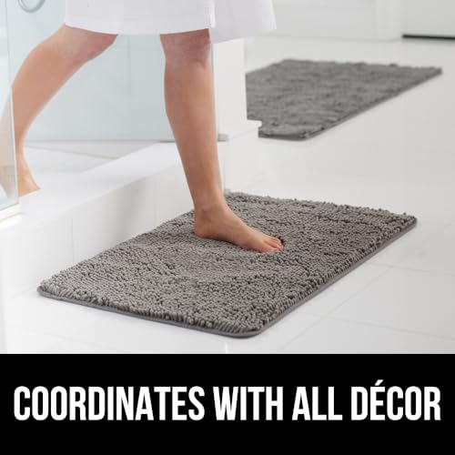 Gorilla Grip 0653341822222 Bath Rug Mat 30X20, Thick Soft Absorbent Chenille thumb #8