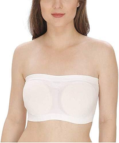 Women's Bra Tube Bra Non Padded for Teenagers Wirefree Bra for Girls Soft Cotton Lycra & Polka dots (Pack of 1 Free Size Stretchable Upto 28 to 36Inch Bust)