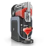 Ninja FS301 Professional Maker with RapidChill Technology, 88 oz Drink & Slushie Machine, 5 Preset Programs, Frozen Margaritas, Frappés, and More, Premium Accents, Black (Renewed)