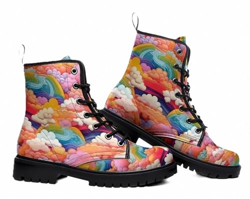 Bottes combat imprimées pour style quotidien et fêtes - 3