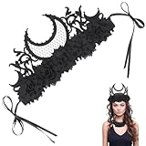 Matériau:La couronne de fleurs noires est fabriquée en matière plastique, qui n'est pas facile à endommager et peut être utilisé pendant une longue période