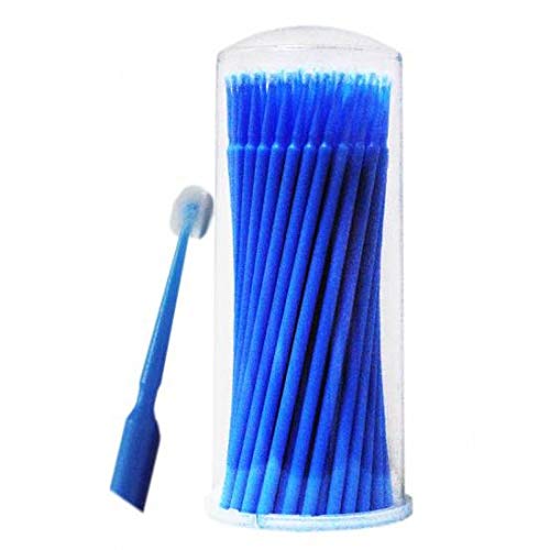 Cepillo en Microfibra XXL Lashes aplicadores desechables, cepillos de extensión de pestañas, cepillos de microfibra, ideales para aplicar sellador y eliminar extensiones de pestañas