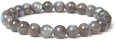 SIMPLÍ BASIC Natural Healing Bracelets Crystal Bracelet | 8MM Gemstone Stone Bracelet | Lucky Fortune Calm Anxiety Bracelet | Positivity Gifts | Womens Bracelet | Bracelet for Men Jewellery Gift Box