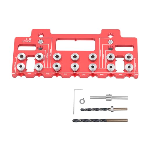 Plantilla pasador estante gabinete aluminio, plantilla perforación orificios muebles, ayuda instalación armarios y organización de cocina