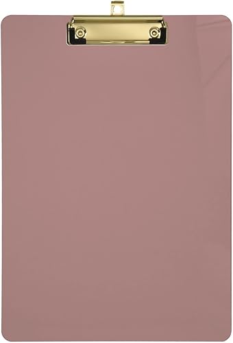 Miniatura 9 de Gredecor Portapapeles acrílico con diseño de corazones pequeños y margaritas, para oficina, escuela, enfermería, tamaño de letra A4, 9 x 12.5