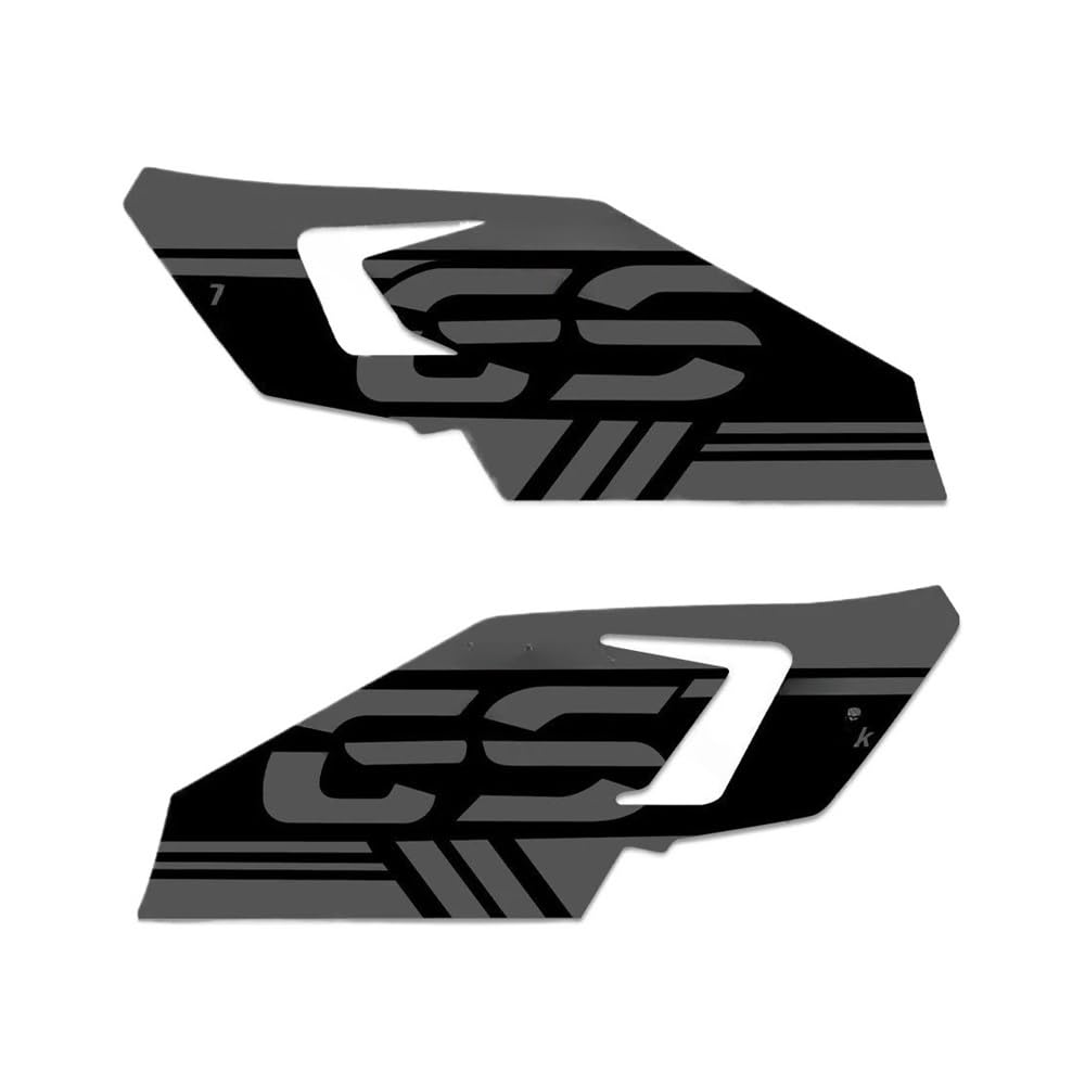 Rlqybiukt Color A Tank Pads Motorcycle Sticker Side Fairing Triple Black Trophy Decals For R1200gs R1250gs R1200 Gs R1250 2017-2023
