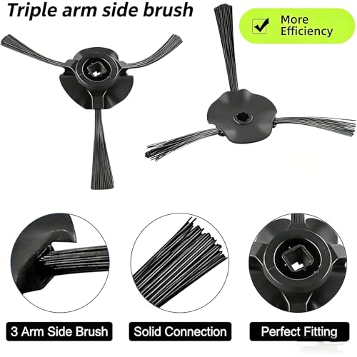 Image of Replacement Parts Accessories for Shark AV2610WA RV2610WA RV2410WD Matrix Plus 2- in-1,1 Main Brush,3 Filters,2 Mop Pads,4 Side Brushes,1 Pre Filter,&1 Pre-Motor 1 Foam Filter