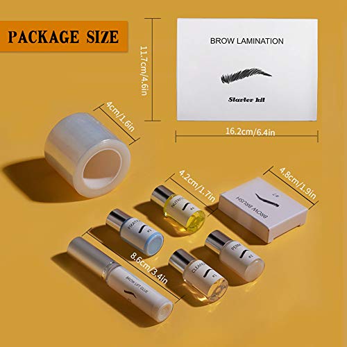 Kit de laminación de cejas para solucionar vellos rebeldes en casa 4