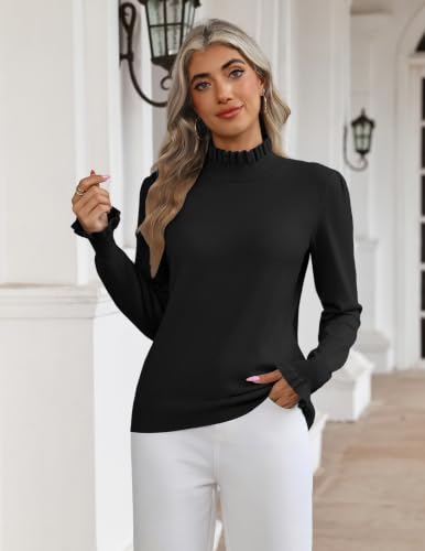 Zeagoo Business Casual Outfit for Women Turtleneck Tops Dressy Sweaters - image 3