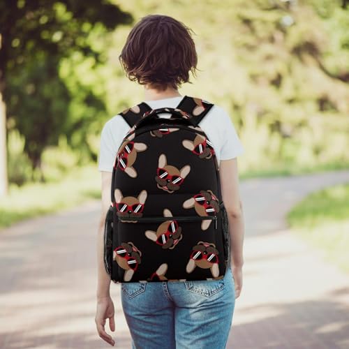 Sac à dos d'école multicolore sac de voyage décontracté 40cm