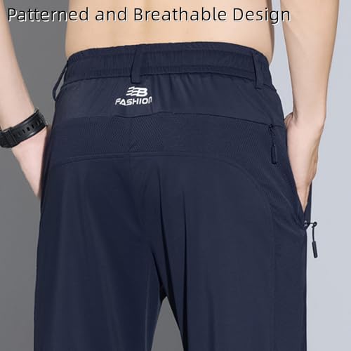 Meshirons - Ice Silk Mesh Panel Casual Pants, Coolmance Stretch Pants for Men, Mencomfy Pants for Men4