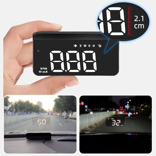 Medidor de velocidad de pantalla de cabeza alta para evitar multas de tráfico 5