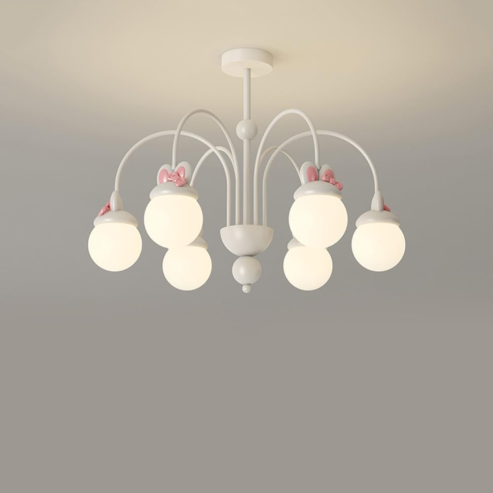 Lustre princesse rose pour créer un cocon doux en chambre d'enfant