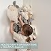 Stuffed Animal Storage Zoo with Decorative Muslin Garland - Cute Wooden Toy Storage Organizer for Kids Playroom or Nursery - Clever and Easy to Assemble Corner Wall Holder Maximizes Small Spaces