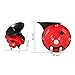 2-pack 12V red horn, 300DB super loud train horn, universal waterproof horn for cars, suitable for trucks, cars, motorcycles, boats