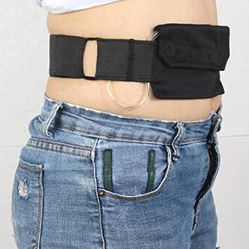 Image of VELURA Feeding Tube Belt G Tubes Catheter Holder Peritoneal Dialysis Peg Waist Belt Black|Orthotics, Braces Sleeves|1 Piece Peritoneal Dialysis Belt|Health Beauty