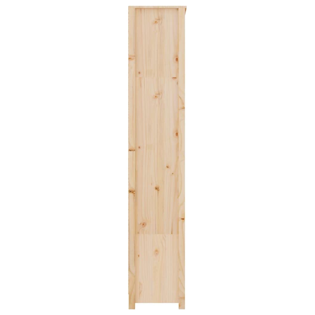 Regał na książki, uniwersalny, na książki, do hotelu, 80 x 35 x 183 cm, lite drewno sosnowe