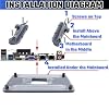 WenTigDY AM4 Backplate with Bracket,AM4 Backplane Mounting Hole Distance 3.51x2.13Inch CPU Heatsink Bracket Motherboard for AM4 Motherboard AMD Socket