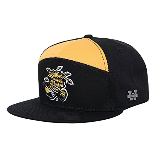 Gorra Snapback Universidad Wichita State Negra miniatura 1