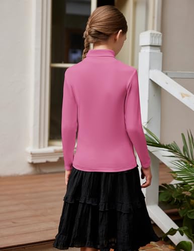Arshiner Girls Turtleneck Sweater Kids Casual Long Sleeve Knit Pullover Tops4