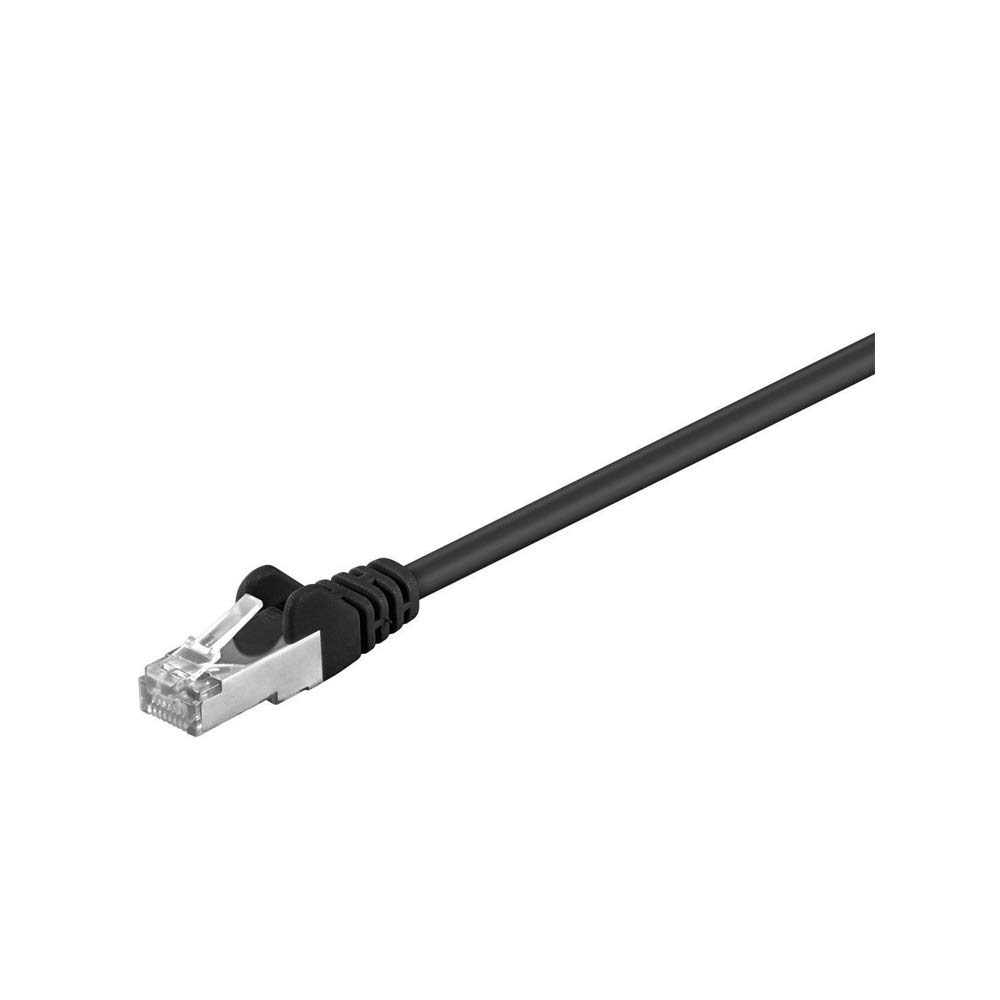 Goobay 68662 CAT 5e Patchcable, F/UTP, Black, 5m Cable Length