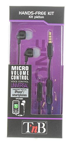 T'nB KPUNBK Kit Piéton Universel pour Smartphone Noir