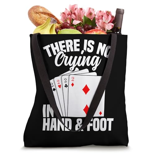 Bolsa tote para juego de cartas Hand and Foot, conjunto completo con fichas y marcador miniatura 4