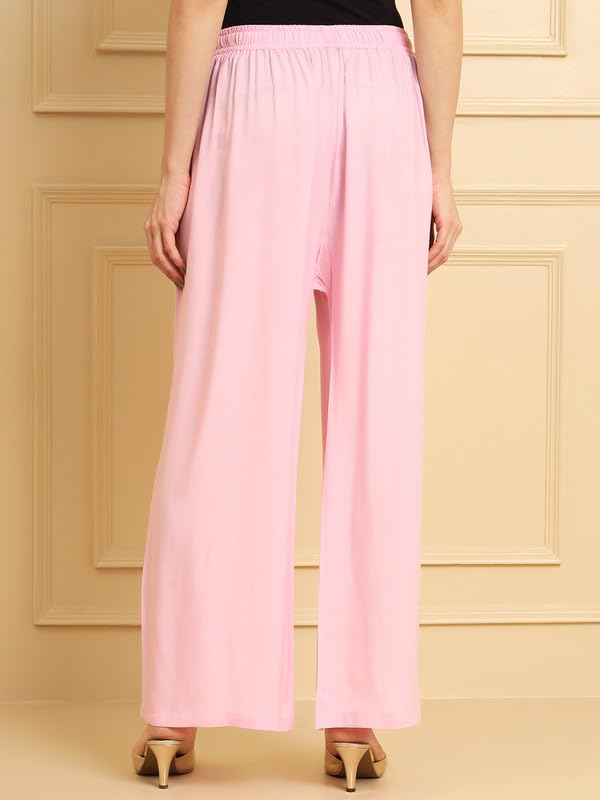 Image of Soft Colors Women Regular Fit Pocket Palazzo