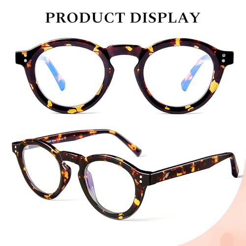 Image of Blue Light Blocking Glasses for Women Men, Square Thick Frame Anti Eyestrain & UV Glare JF6218