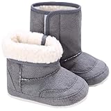 Yvinak Infant Baby Boys Girls Winter Snow Boots Anti-Slip Soft Sole Outdoor Newborn Nursling Crib...