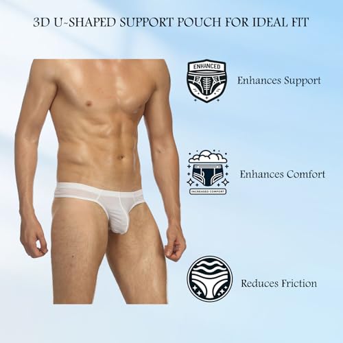 JOCKMAIL 2PCS/Pack Mens Thongs Underwear JockStrap Mens Bikini Underwear G-string Jockstraps for Men Ice Silk Underwear2