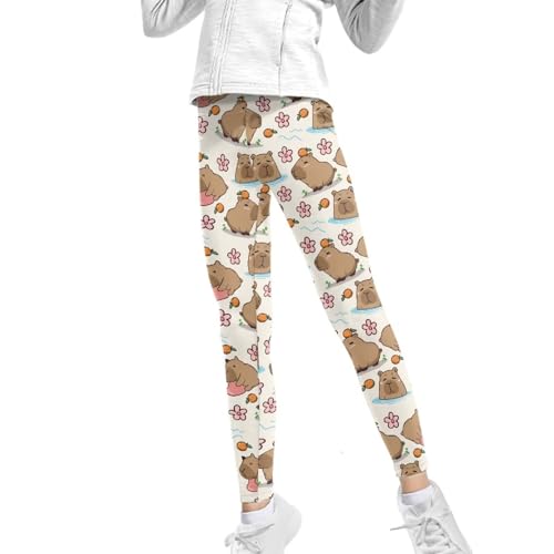 Girls Active Leggings Trousers Tummy Control Dance Yoga Leggings Tights