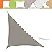 Produktbild casa pura Sonnensegel 5 x 5 x 7 m, Grau - inkl. Befestigungsmaterial - Dreieck - Reißfestes Polyester-Gewebe - Wasserabweisend imprägniert - Sonnenschutz