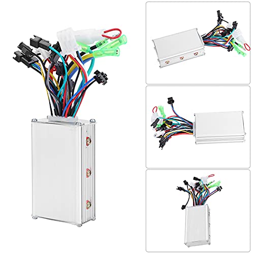 Alomejor Controller und LCD-Anzeige 24 V / 36 V / 48 V / 60 V 250 W / 350 W Geschwindigkeitsregler mit Wasserdichter LCD-Anzeigetafel für Elektrischen Fahrrad-Roller(48V)