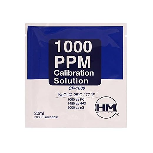 Solución De Calibración Hm Digital Tds 1000 Ppm (20Ml)